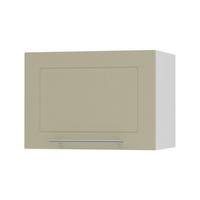 KÜCHENHÄNGESCHRANK Kvantum W4B/50 Vanille Matt / Weiß Matt 50 / 32,5 / 36cm - Creme/Weiß, Holz/Holzwerkstoff (50/36/32.5cm) - Feldmann-Wohnen