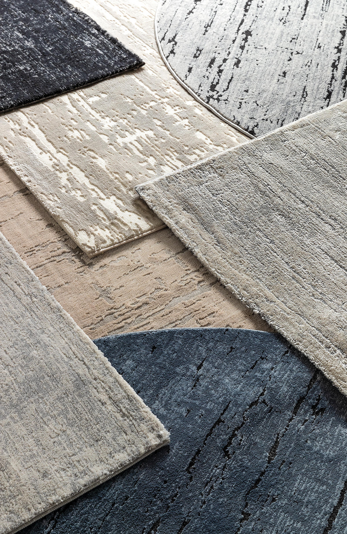 GLANZEFFEKT-TEPPICH Hellgrau 80x300 cm - Hellgrau, Textil (80/300cm) - Tesso Living