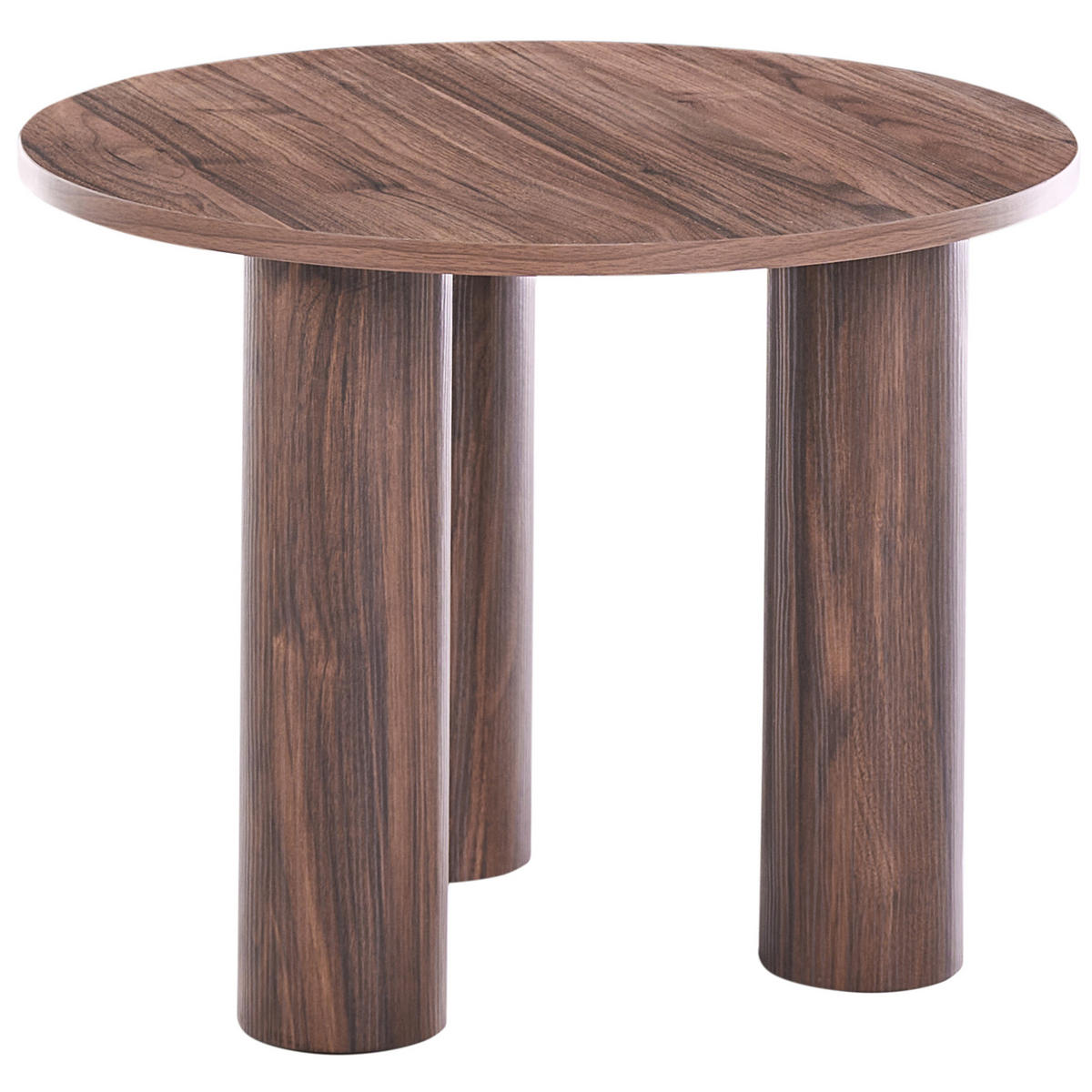 KONFERENČNÍ STOLEK Tmavě hnědý Senoia - tmavě hnědá/hnědá, kompozitní dřevo (60/60/46cm) - Beliani