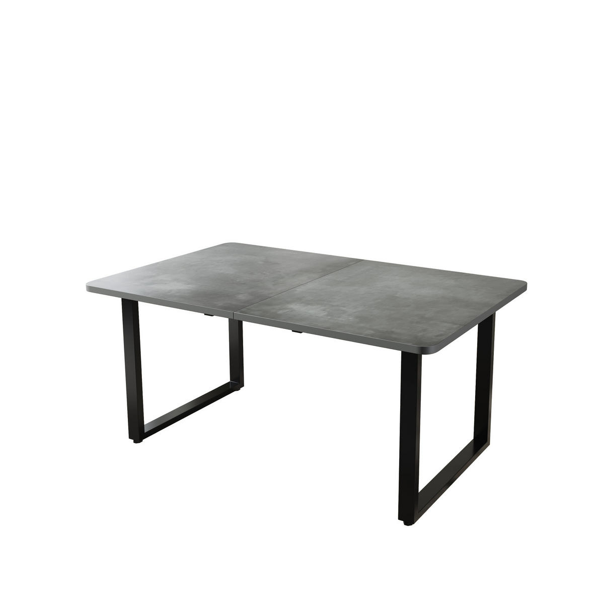 ESSTISCH, MDF ausziehbar 140–180–220/80/75 cm, 3-stufig, bis 10 Personen, Grau - Grau, Holzwerkstoff (220/80/75cm) - Redom