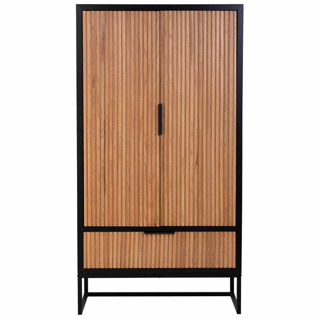 SCHRANK mit 2 Türen 80x40x150 cm - Braun, Holz (80/150/40cm) - Wanderlust