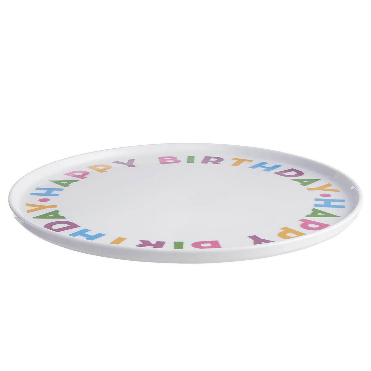 KUCHENPLATTE Happy Birthday - Multicolor, Keramik (32/1/32cm) - Butlers