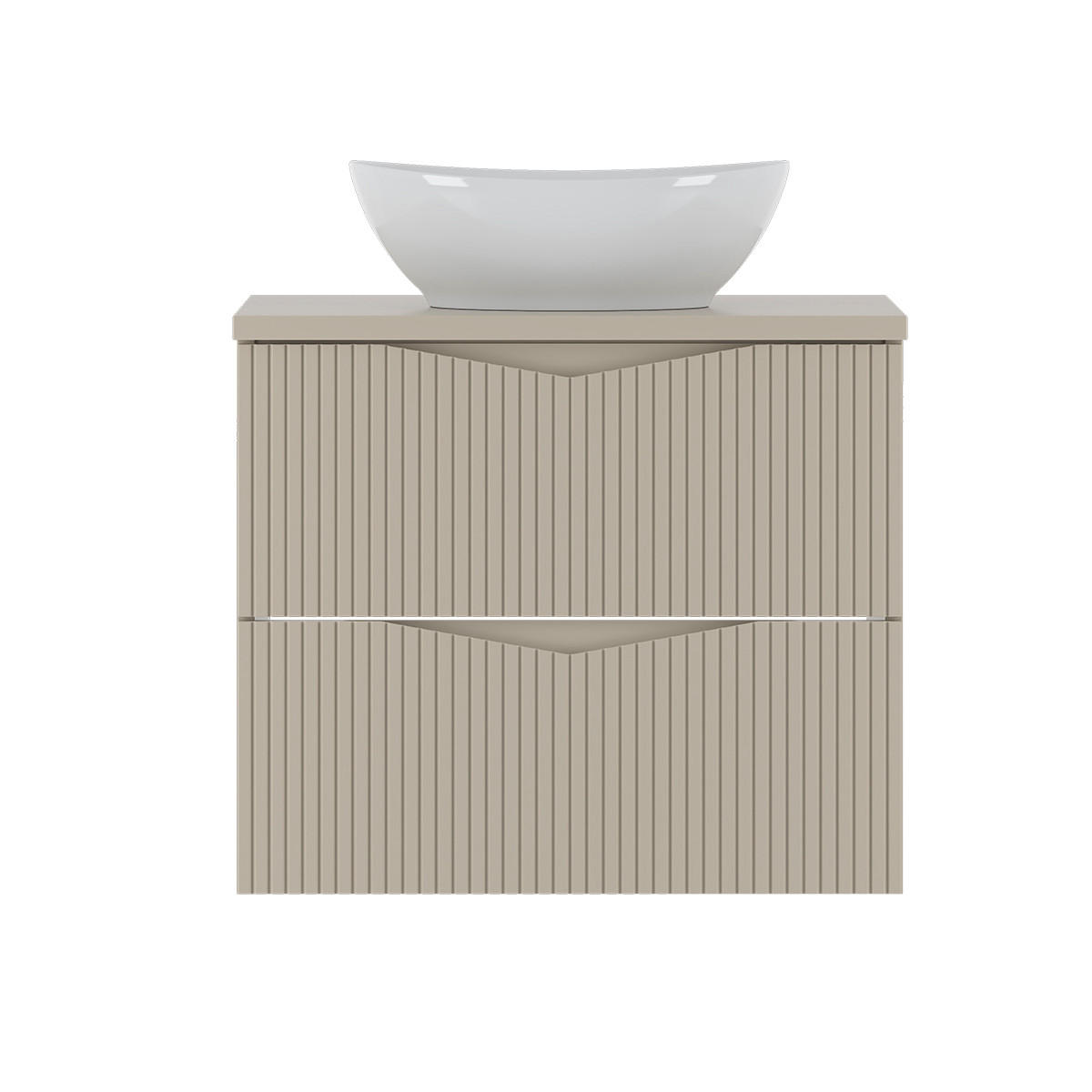 WASCHTISCH 60.6cm Tao Kaschmir - Beige, Holzwerkstoff (60.6/50/45.8cm) - Petits-meubles