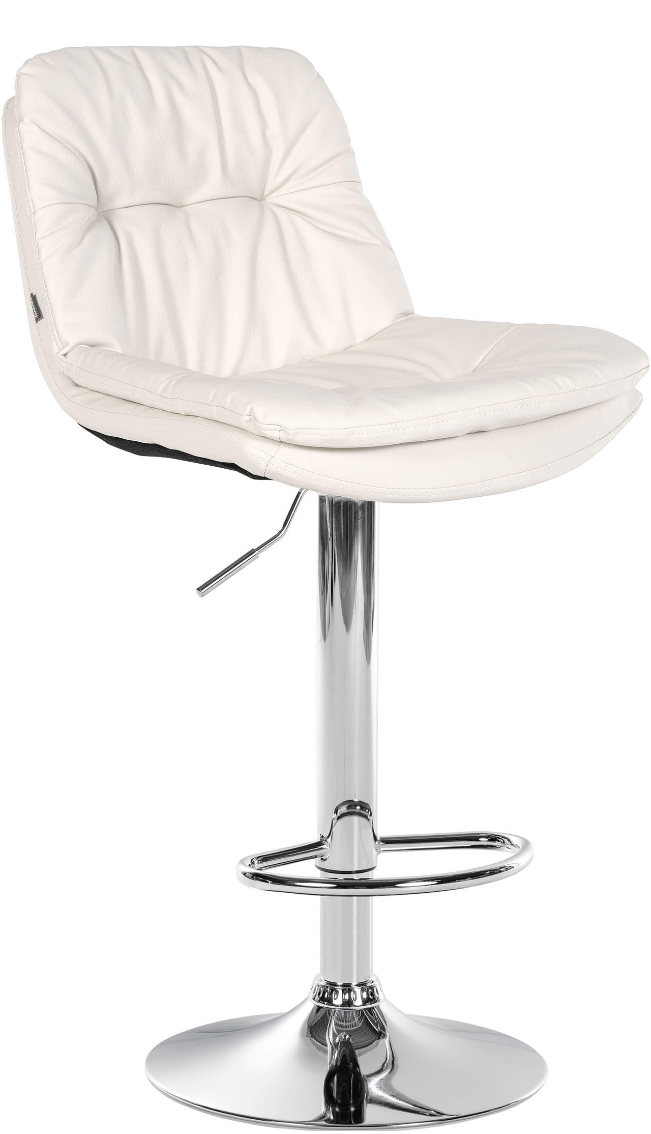 Deluke Barhocker Weiß 46x92x54 cm