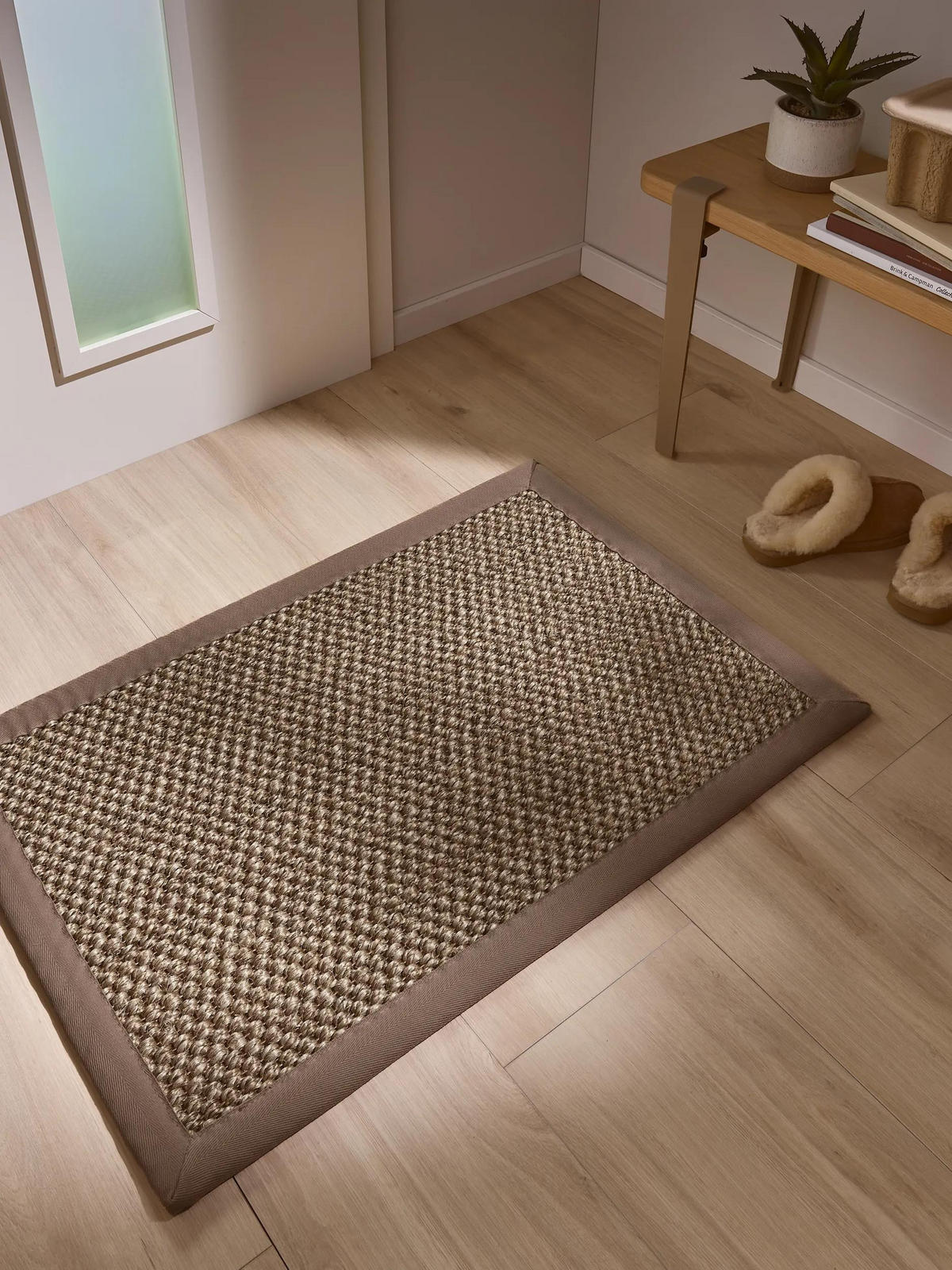 FUSSMATTE Greta Grau 40x60 cm - Grau, Textil (40/60cm) - benuta Pure