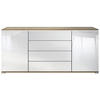 SIDEBOARD Faro Weiß Hochglanz - Weiß Hochglanz, Holzwerkstoff (166.5/75.5/35cm) - Vladon