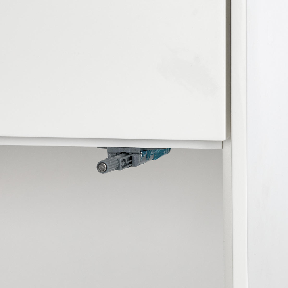 UNTERSCHRANK mit 1 Schublade - Eiche teilmassiv - Weiß, Holz/Holzwerkstoff (40/97/32cm) - home24