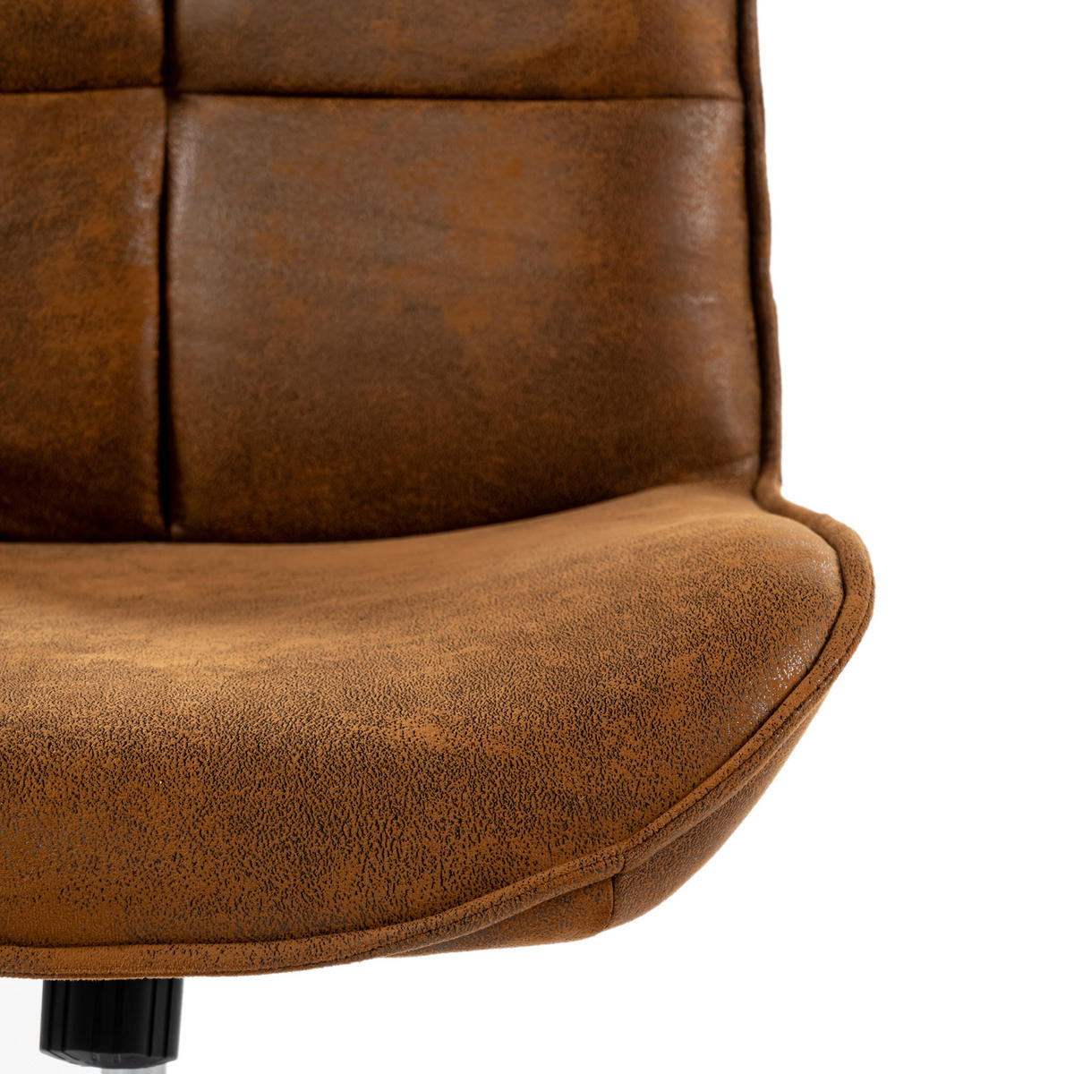 SESSEL Brauner Drehstuhl - Braun, Metall (61/95/67cm) - Meubles Cosy