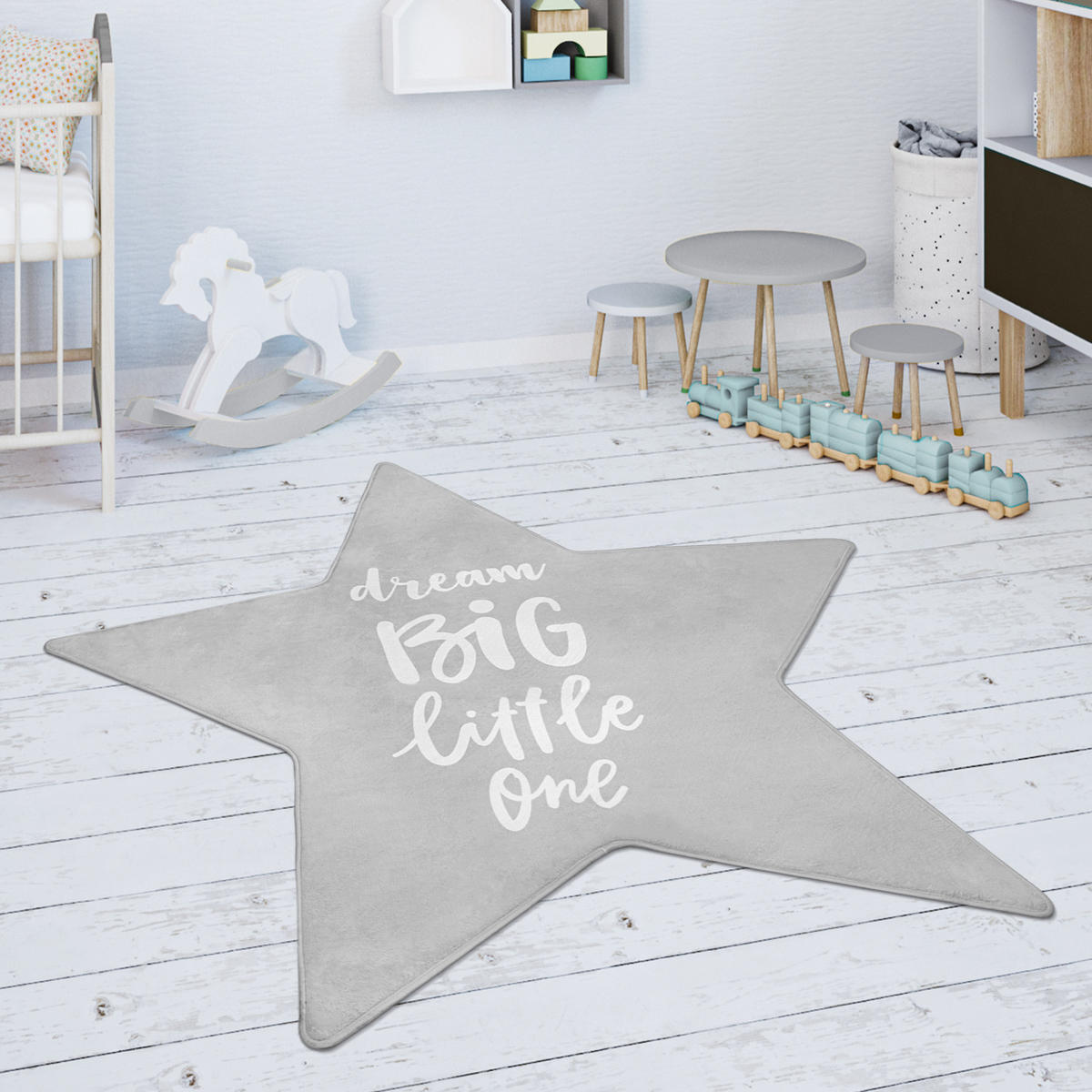 KINDERTEPPICH 80/80 cm Chicos 558 - Grau, Textil (80/80cm) - Paco Home
