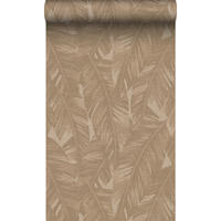 TAPETE Bananenblätter 50 x 900 cm - Braun, Papier (50/900cm) - Origin Wallcoverings