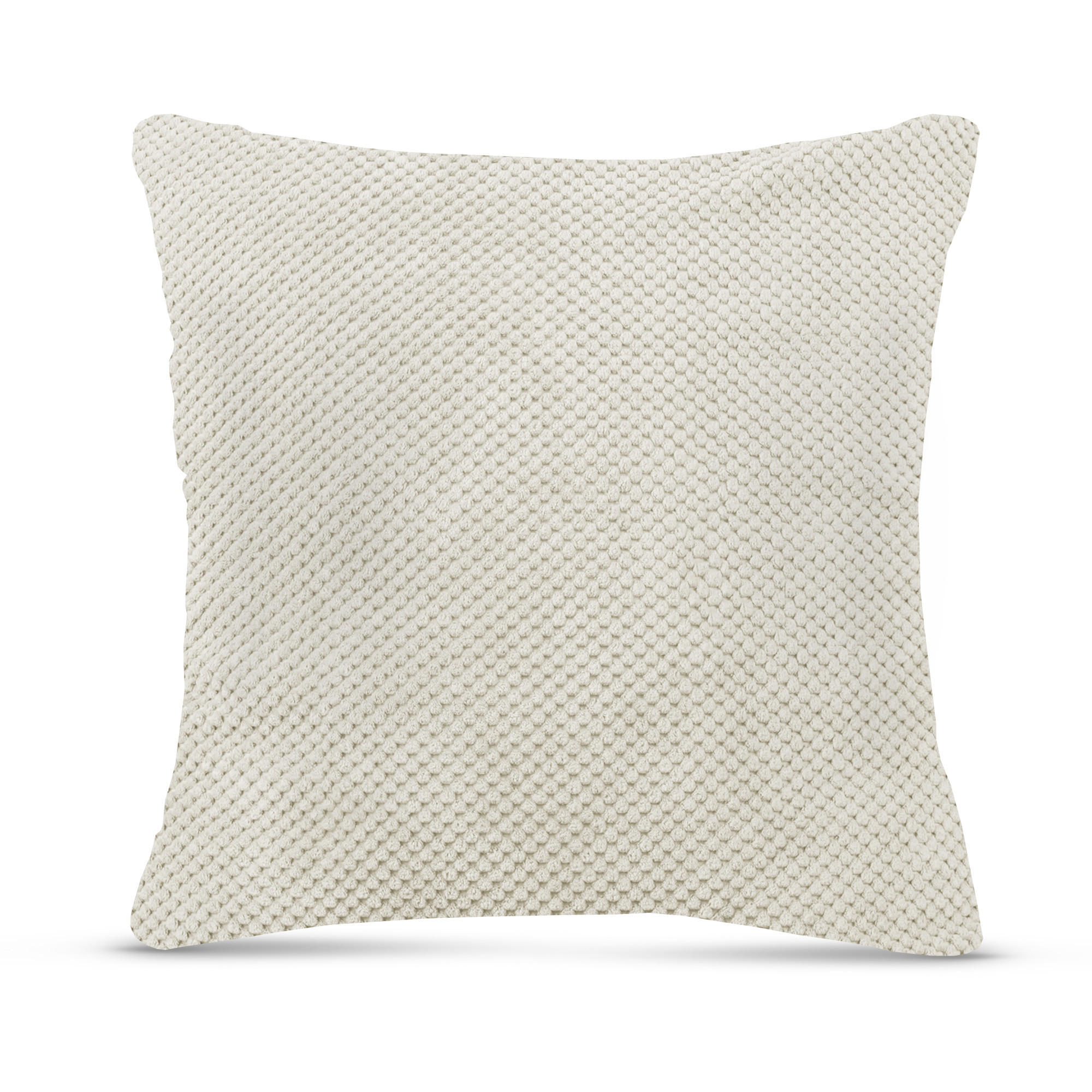 KISSENHÜLLE "Bubble" 60 cm x 60 cm in 3 Farben Offwhite - Weiß, Textil (60/60cm) - Bestlivings