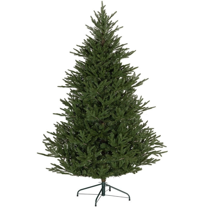 WEIHNACHTSBÄUME 110/110/183 cm grün aus Kunststoff mit Schnellaufbau - Grün, Kunststoff (183cm) - OKWISH