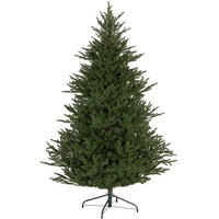 WEIHNACHTSBÄUME 110/110/183 cm grün aus Kunststoff mit Schnellaufbau - Grün, Kunststoff (183cm) - OKWISH