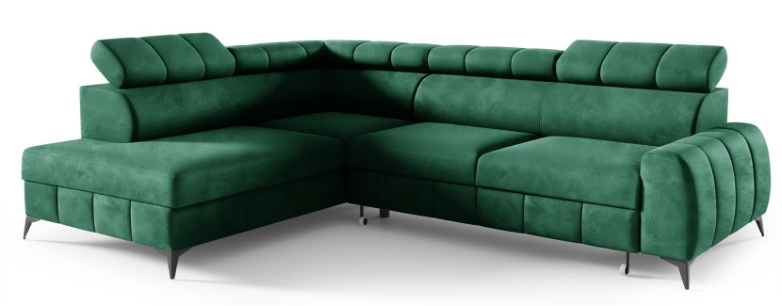 Sepro Meble Ecksofa Grün 279x203 cm