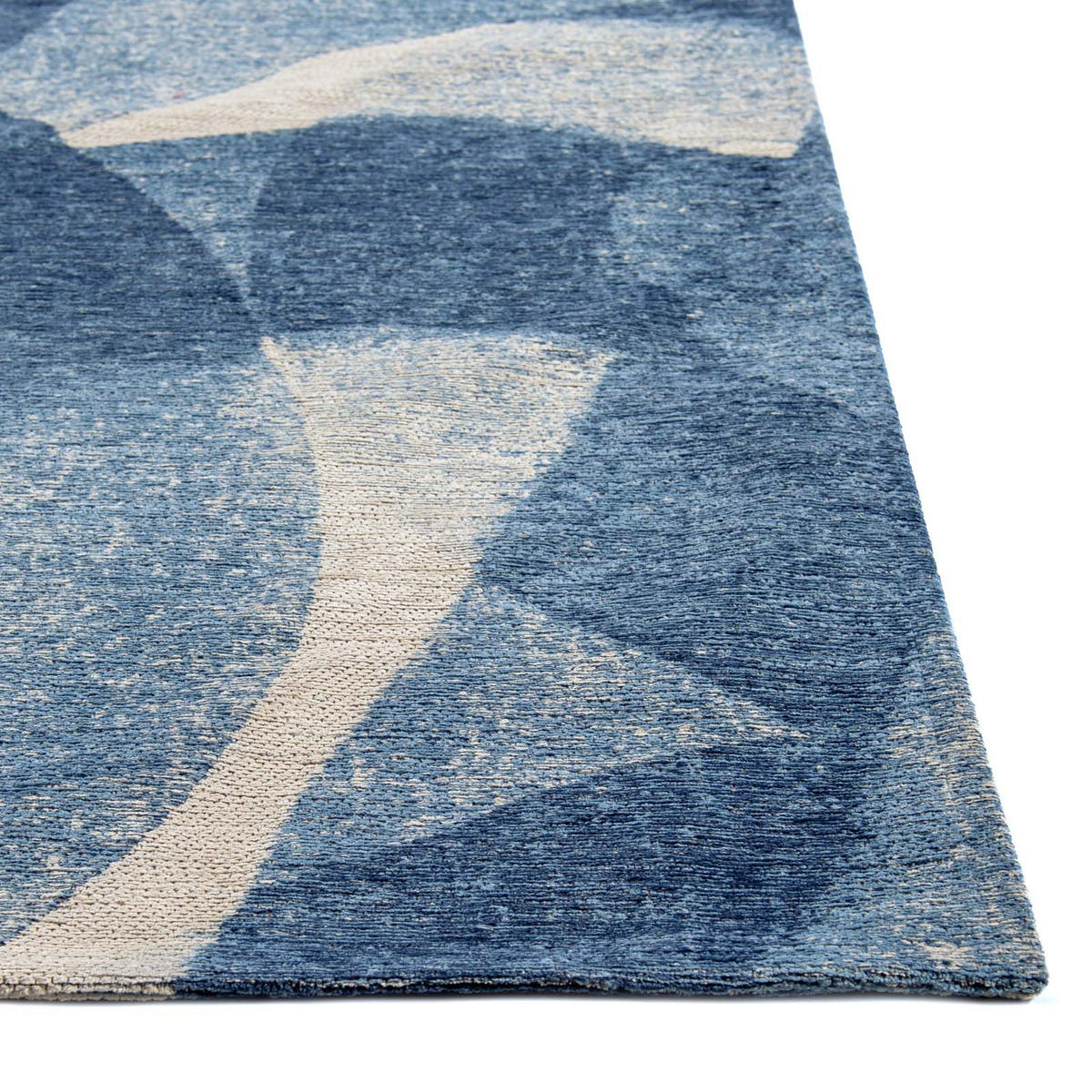 TEPPICH My way Ink 240/340 cm - Blau, Textil (240/340cm) - Lola&Moi