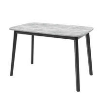 ESSTISCH NICO S Ausziehbar 130 - 170 / 80 x 77 cm - Schwarz/Grau, Holz (130/80/77cm) - MASSENO
