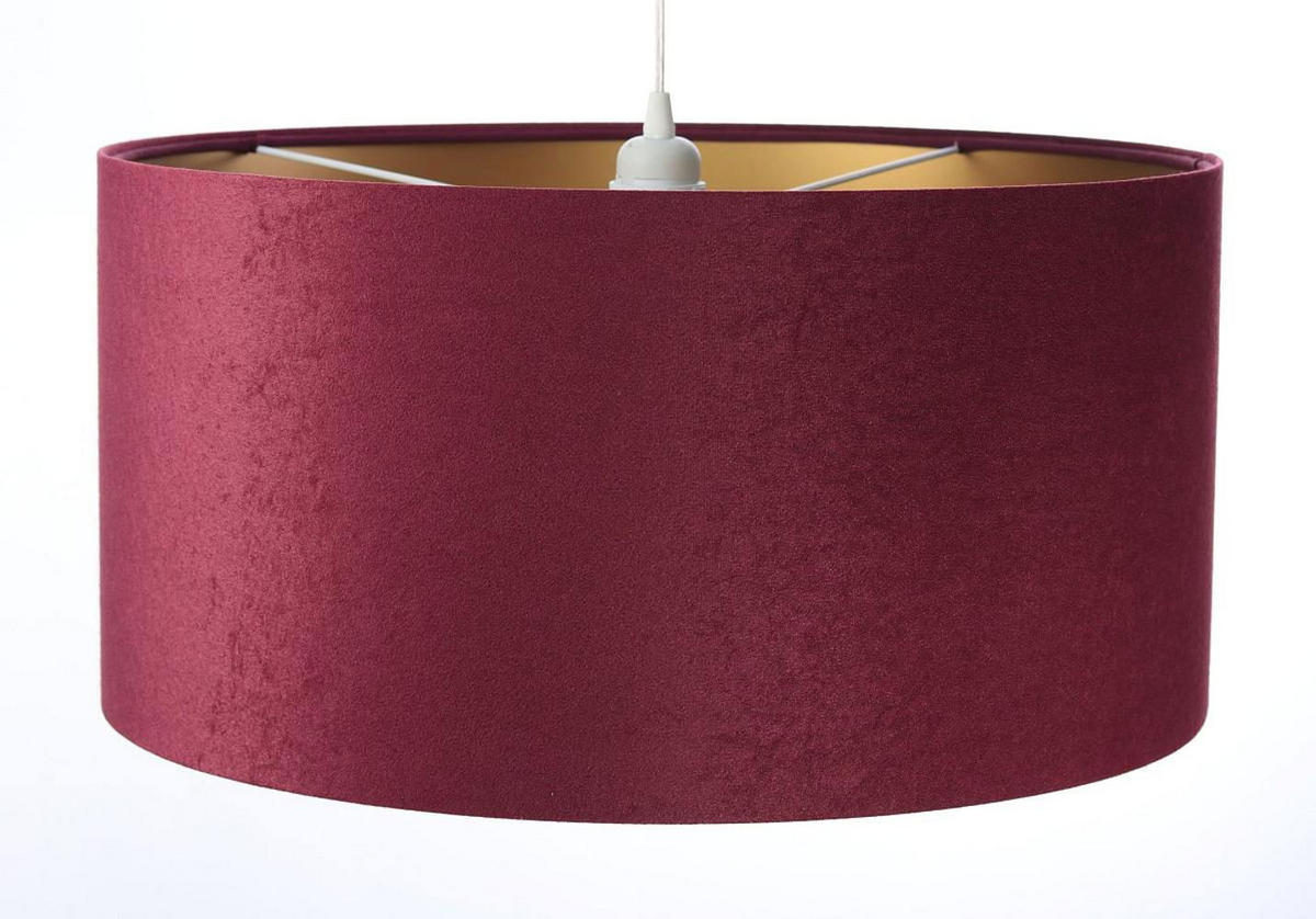 HÄNGELEUCHTE Gold 50/25 cm - Lila/Goldfarben, Kunststoff (50/0.8/25cm) - ONZENO