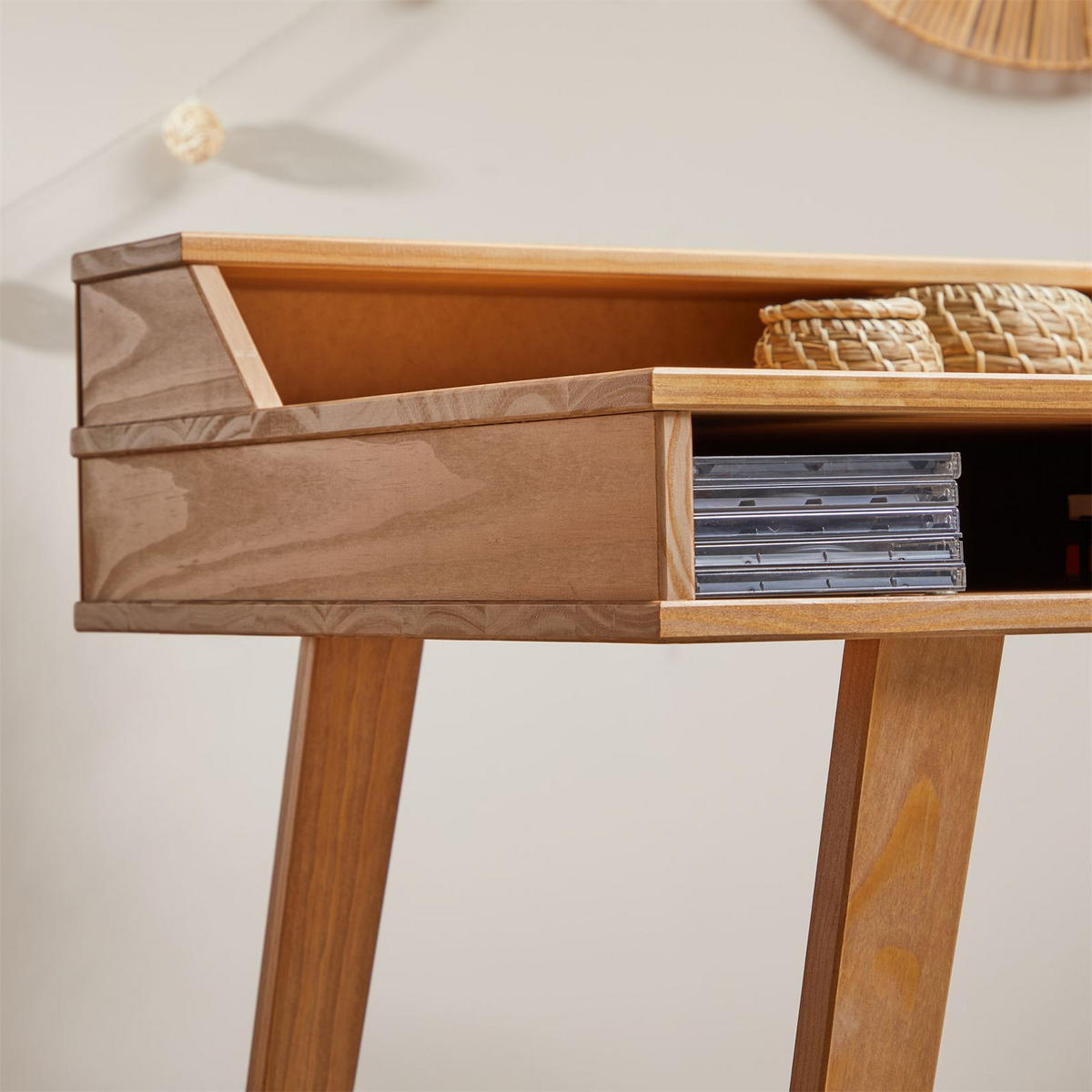 SCHREIBTISCH LUNA - Braun, Holz (54/110/83cm) - IDIMEX
