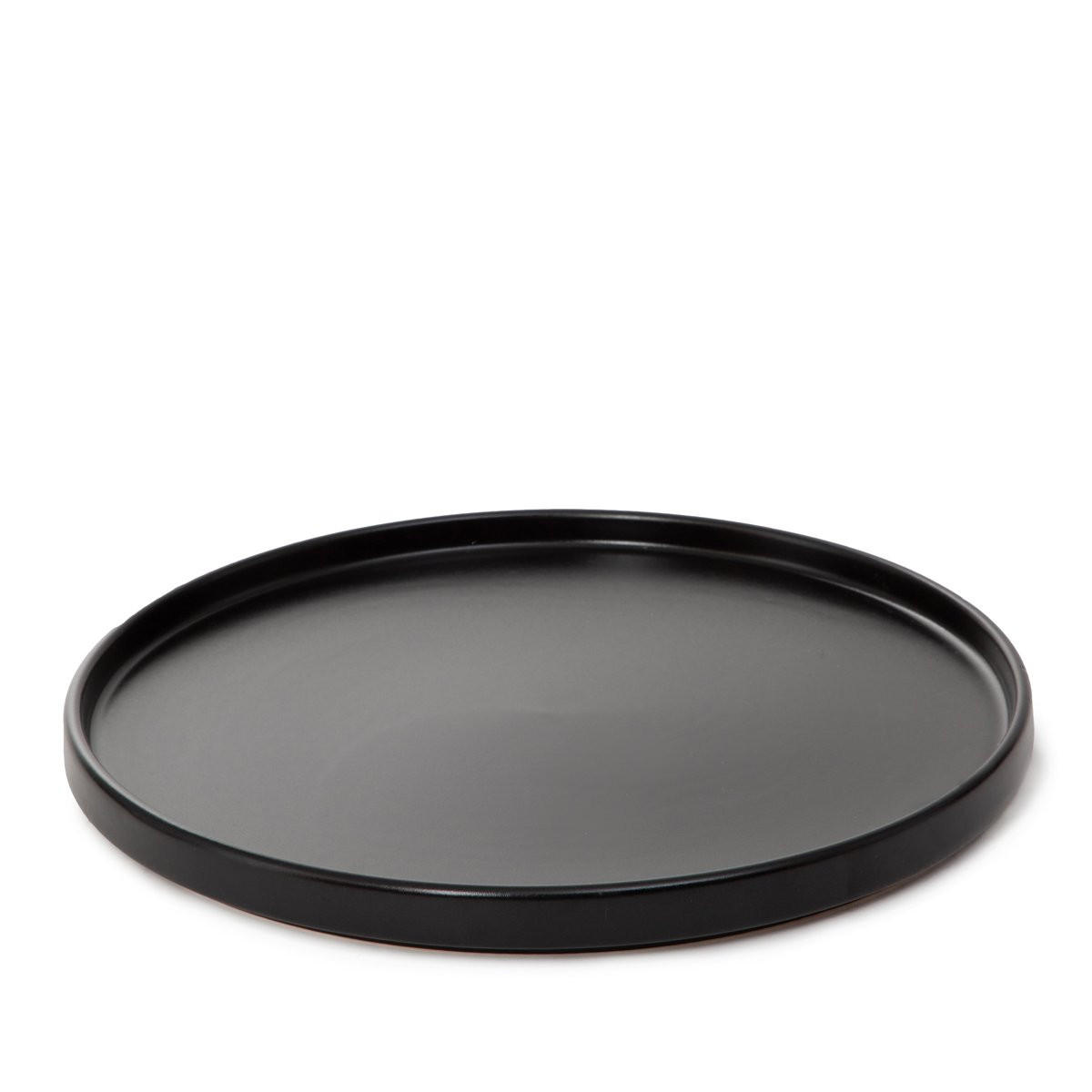 ESSTELLER Famelio schwarz 28 cm 4er-Set - Schwarz, Keramik (28cm) - Homla