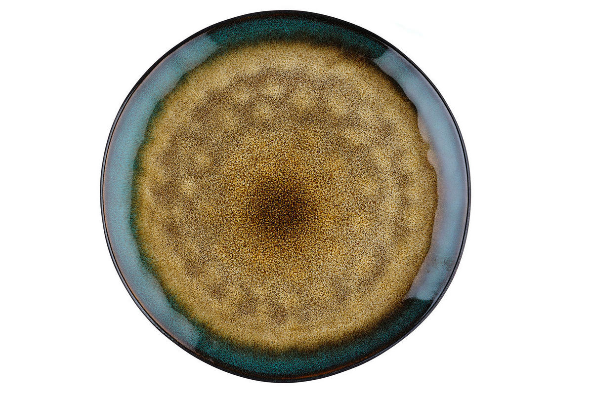 TELLER Island Ø28cm - 6er-Set - Land & sea - Braun, Keramik (28cm) - Björn