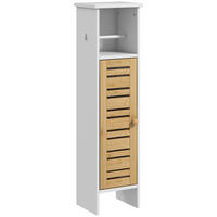 REGAL DE-17314 3 Ebenen mit WC-Papierhalter Weiß & Natur - Weiß, Holzwerkstoff (17/78/21cm) - ComfortXL