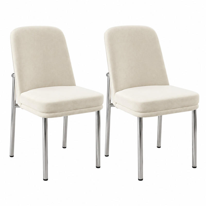 Meubliv Esszimmerstühle Beige 53x82x42.5 cm