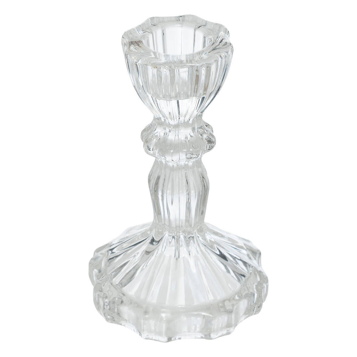 Atmosphera Createur d´interieur Kerzenhalter Transparent 6.8x11x6.8 cm