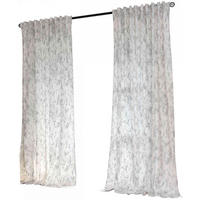 VORHANG 2ER SET MILANO STAR HxB 245x140 cm Weiß Silber - Weiß, Textil (140/245cm) - Gardinenbox