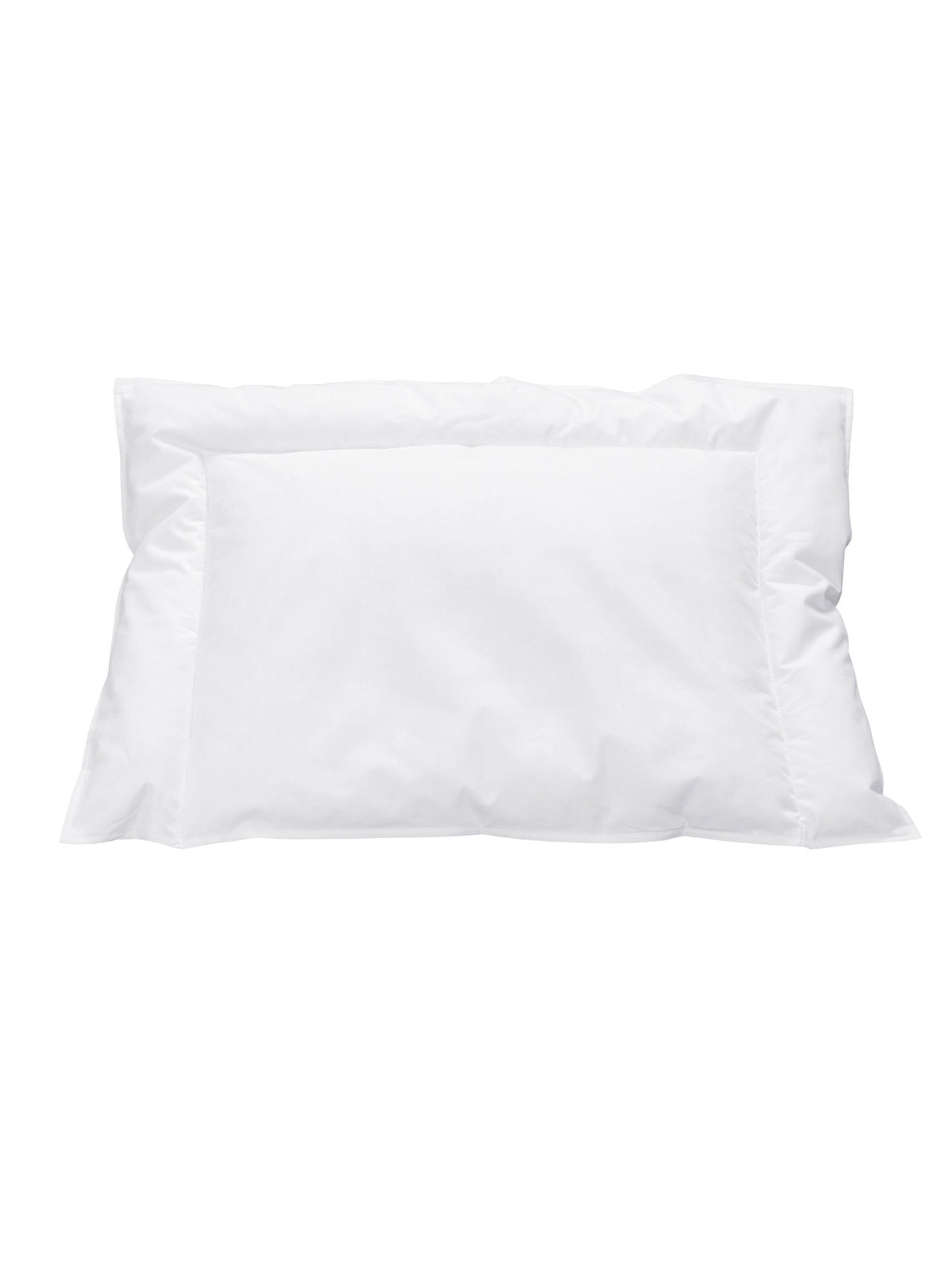 KINDERKOPFKISSEN KINDER Entendaunen weich - Weiß, Naturmaterialien (40/60cm) - Böhmerwald