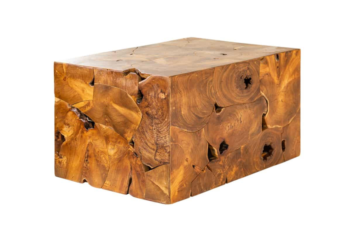 COUCHTISCH SQUARE Teakholz quadratisch Natur 90cm - Braun, Holz (60/90/50cm) - riess-ambiente