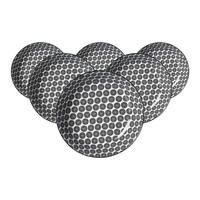 SUPPENTELLER Takeo Circles schwarz-weiß ø 20,5 cm 6er Set - Schwarz/Weiß, Keramik (20.5cm) - Ritzenhoff Breker