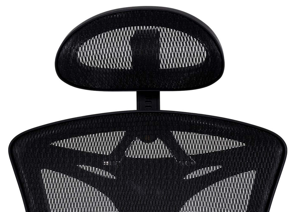 BÜROSTUHL J93B Schwarz - Schwarz, Textil (65/134/70cm) - SIHOO