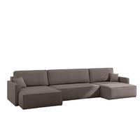 WOHNLANDSCHAFT Louis Scala - Taupe, Holzwerkstoff/Textil (348/83/142cm) - Fun Möbel