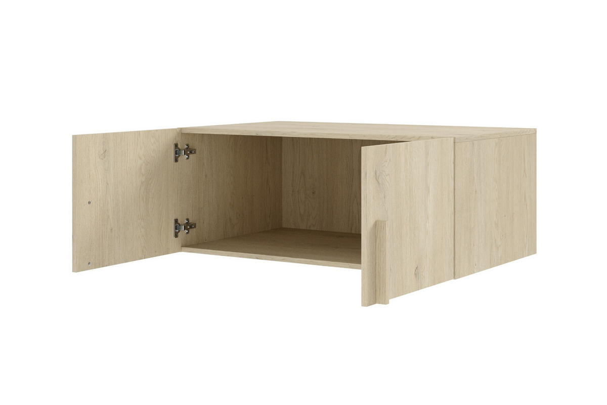 AUFSATZSCHRANK BRISSO BRN3 100/40/60,5 cm in Eiche Ceremona - Eichefarben, Holzwerkstoff (100/40/61cm) - Deine Möbel 24