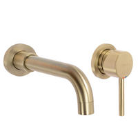 UNTERPUTZ ARMATUR LUNGO LONG GOLD BRUSH IBOX 20/20/11 cm - Goldfarben, Metall (20/11/20cm) - REA