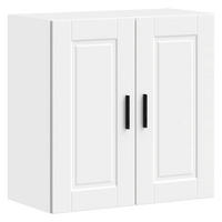 KÜCHENOBERSCHRANK Porto mit 1 Ablage 60/31/60 cm aus Holzwerkstoff Weiß - Weiß, Holz (60/60/31cm) - vidaXL