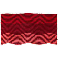 BADTEPPICHE WAVE CARDINAL-CARMIN-ERDBEERE-BEGONIE - 1351 - Rot, Textil (60/90cm) - Rhomtuft