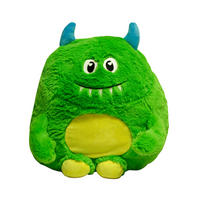 KUSCHELKISSEN Monster 45 cm Plüsch Kissen Grün - Grün, Textil (40/45cm) - TiborTex