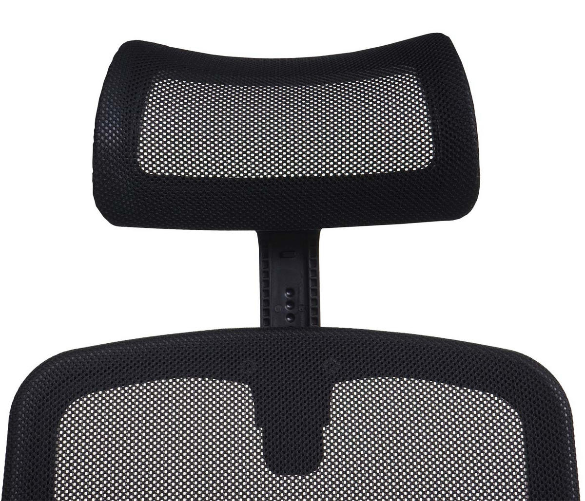 DREHSTUHL HxBxT 127x66x93cm Sitzhöhe 45cm ergonomisch verstellbare Lordosenstütze und Armlehne Schwarz - Schwarz, Kunststoff (66/127/93cm) - PROREGAL