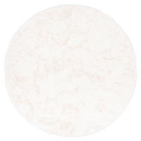 FELLTEPPICH LUXUS SUPER SOFT PLUSH RUND - Weiß, Textil (120/120cm) - Pergamon