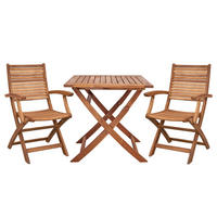 GARTENMÖBEL-SET (3-teilig) Somerset - Braun, Holz - BUTLERS