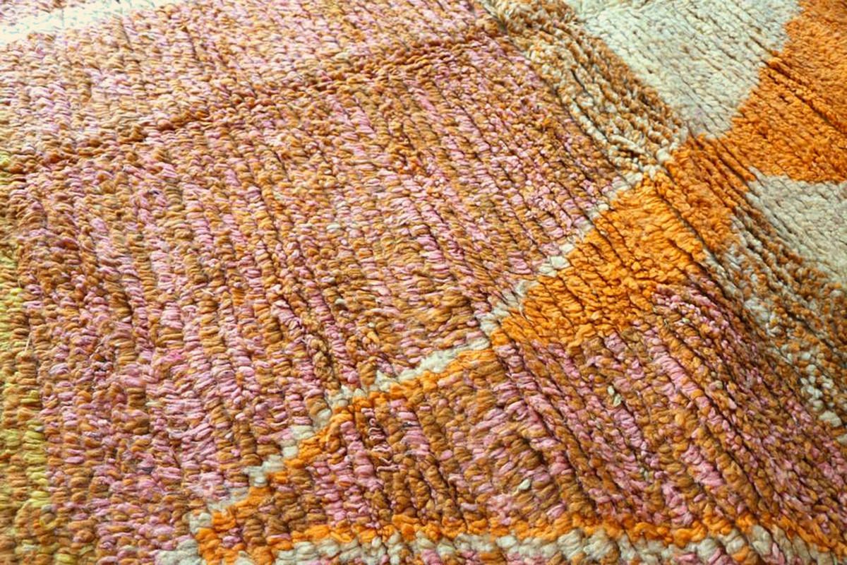 BERBERTEPPICH Boujad 200x 300 cm - Gelb, Naturmaterialien (200/300cm) - AFK Living