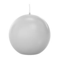 KUGELKERZEN Weiß Ø 80 mm, 6 Stück - Weiß, Paraffin (8/8/8cm) - Wiedemann Kerzen