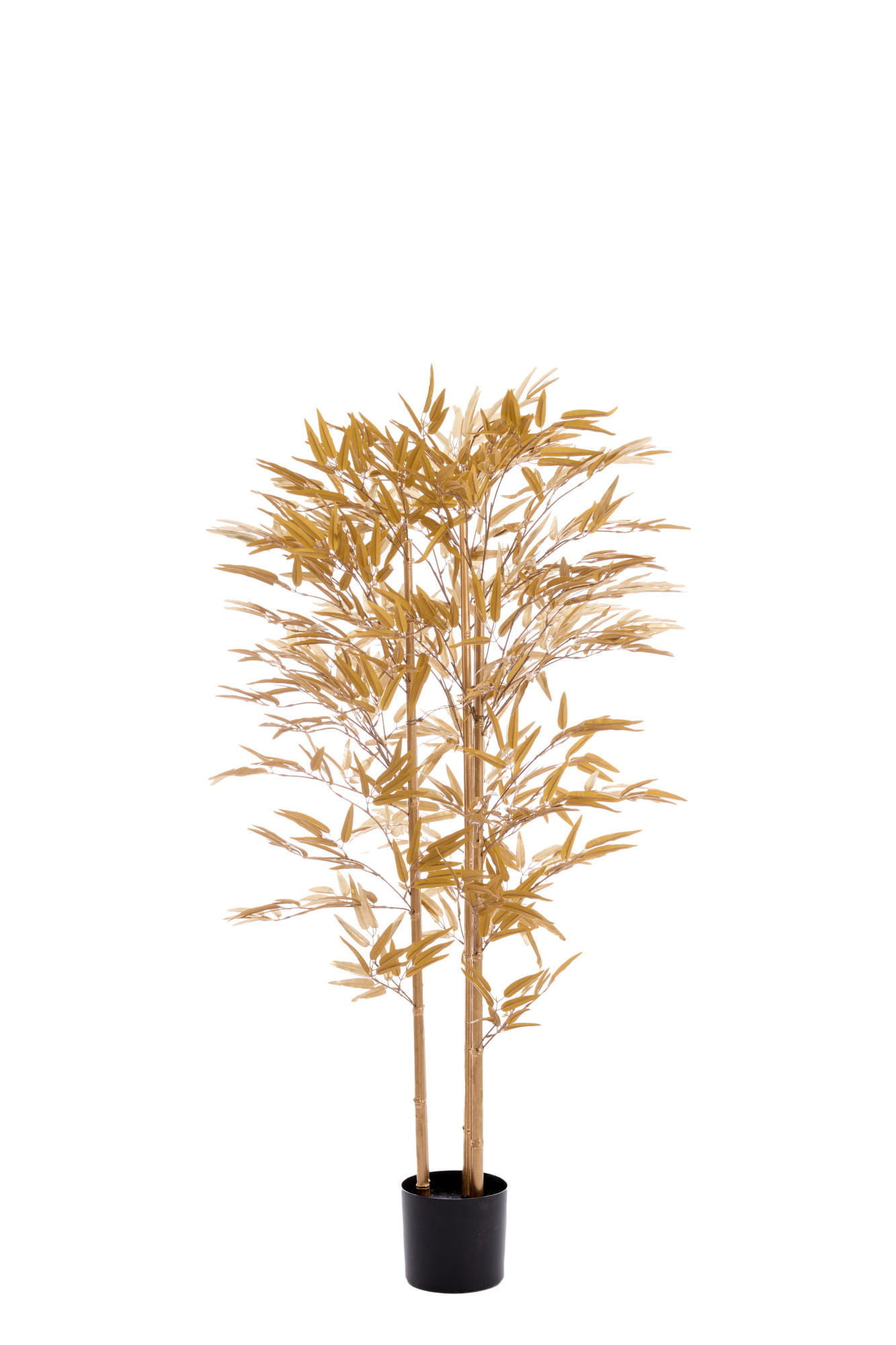 TOPF Bambus Gold 152/90/152 cm - Goldfarben, Kunststoff (152cm) - Light & Living