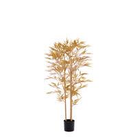 TOPF Bambus Gold 152/90/152 cm - Goldfarben, Kunststoff (152cm) - Light & Living