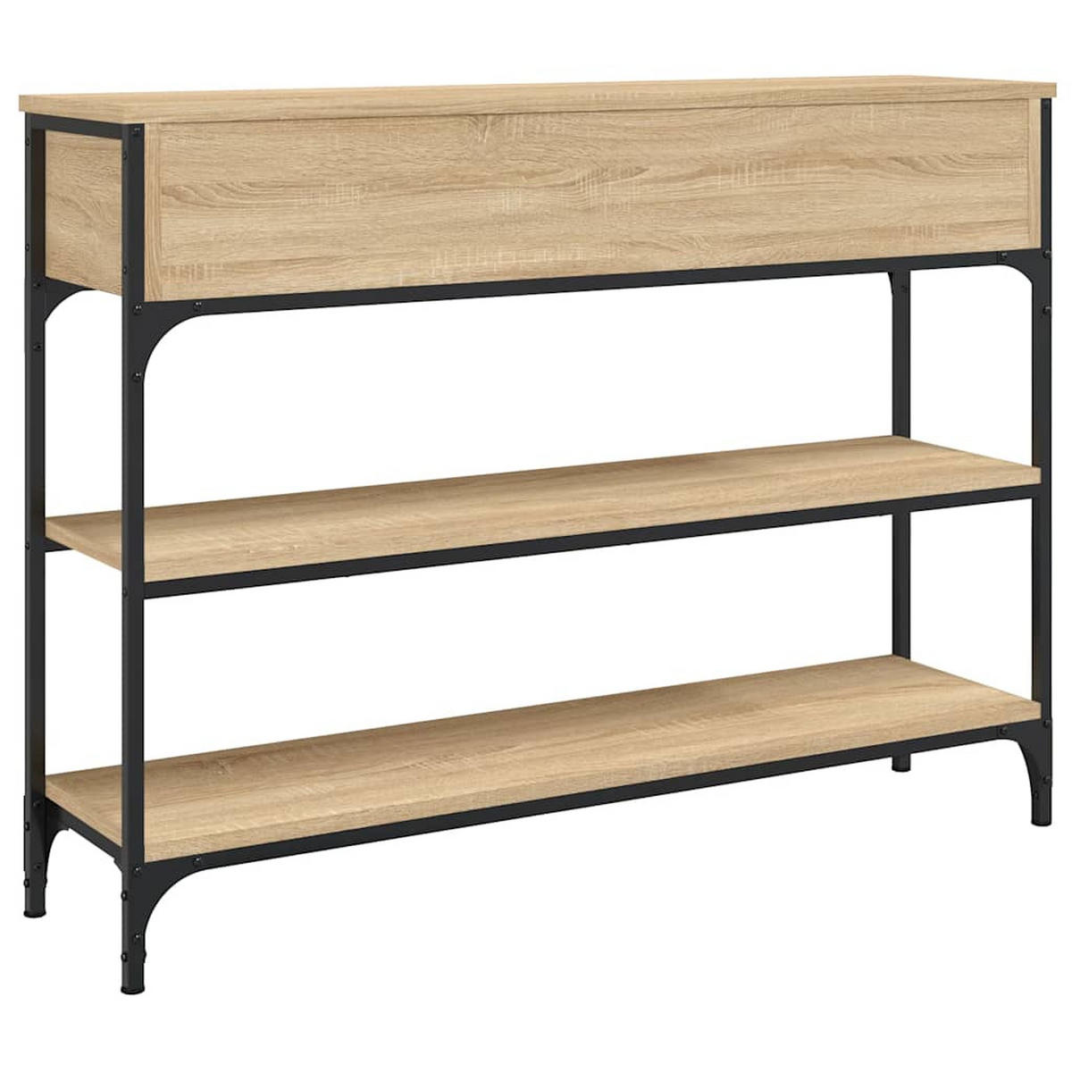 KONSOLENTISCH Sonoma-Eiche 100/25/75 Cm Holzwerkstoff - Braun, Holzwerkstoff (100/25/75cm) - vidaXL