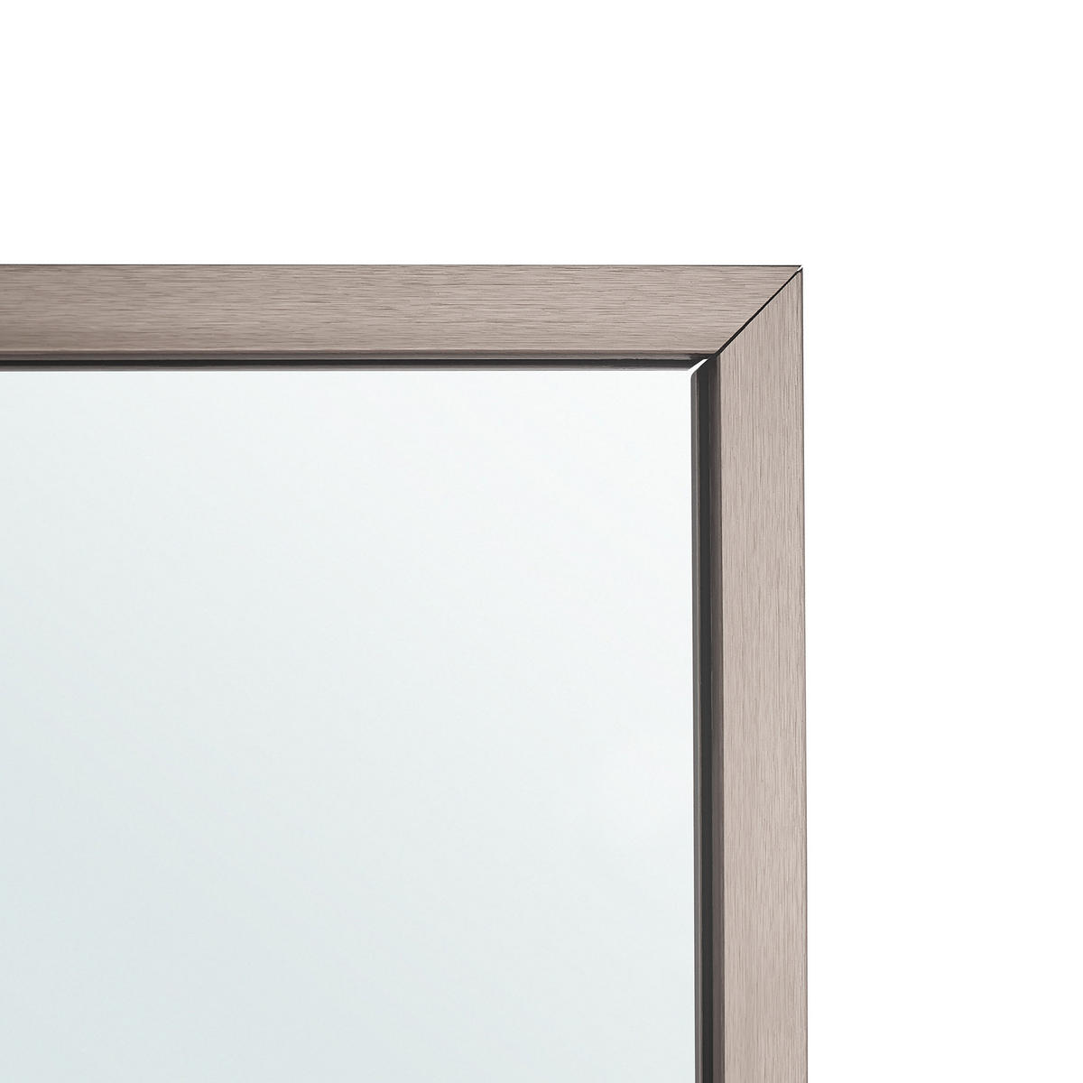 STEHSPIEGEL silber rechteckig 40/140 cm Torcy - Silberfarben, Kunststoff (40/140/3cm) - Beliani