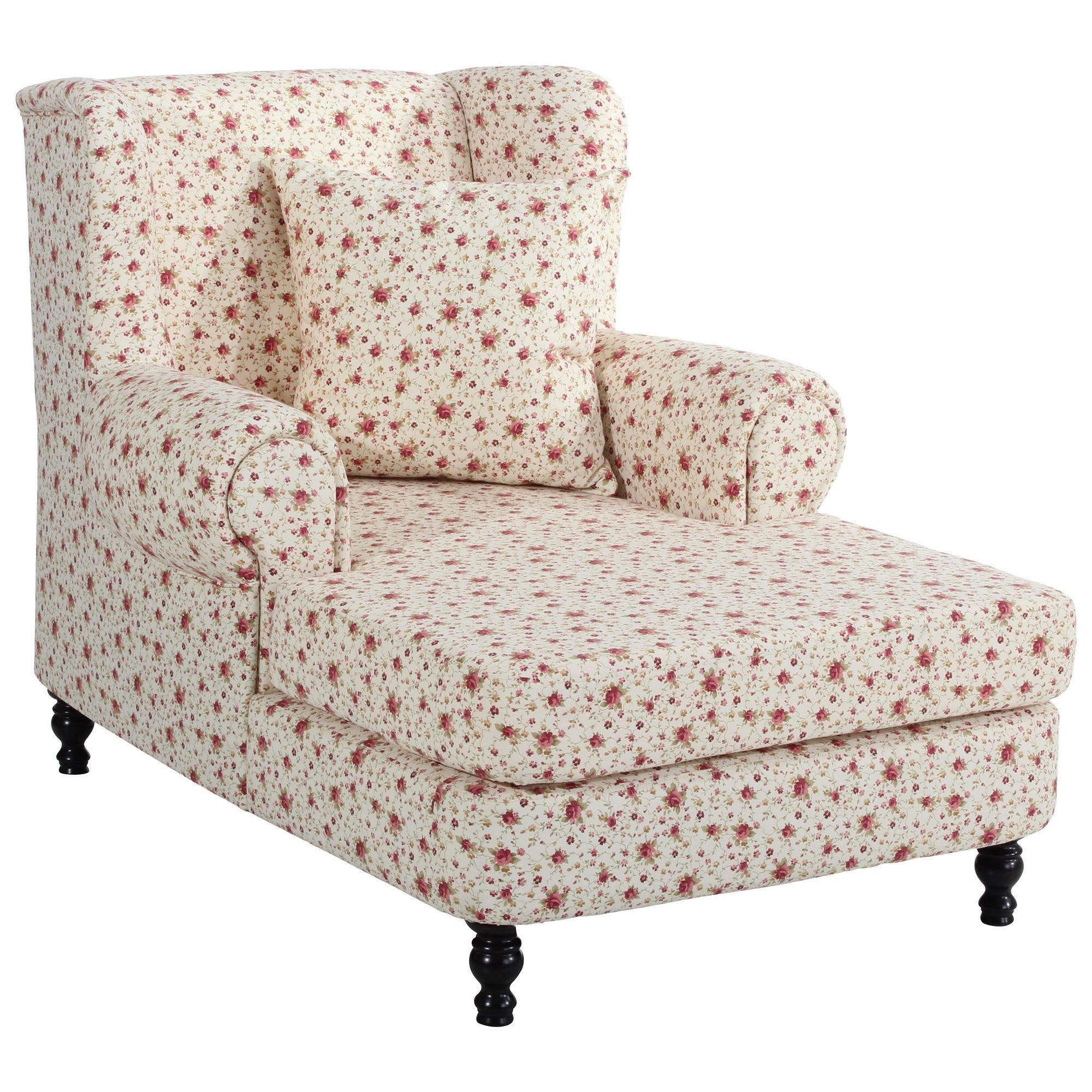 SESSEL XXL Karley Bezug Flachgewebe Buche nussbaum dunkel / geblümt beige - Beige, Kunststoff (149/103/103cm) - 58aufmkessel