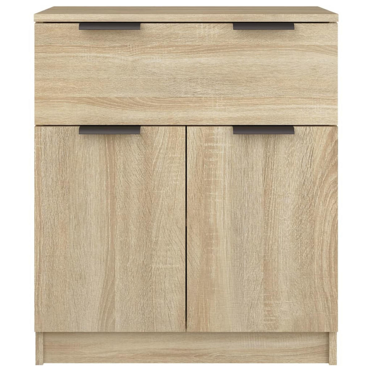 SIDEBOARD mit 1 Schublade, 2 Türen 60/30/70 cm aus Holzwerkstoff Sonoma-Eiche Dekor - Sonoma Eiche, Holz (60/70/30cm) - vidaXL