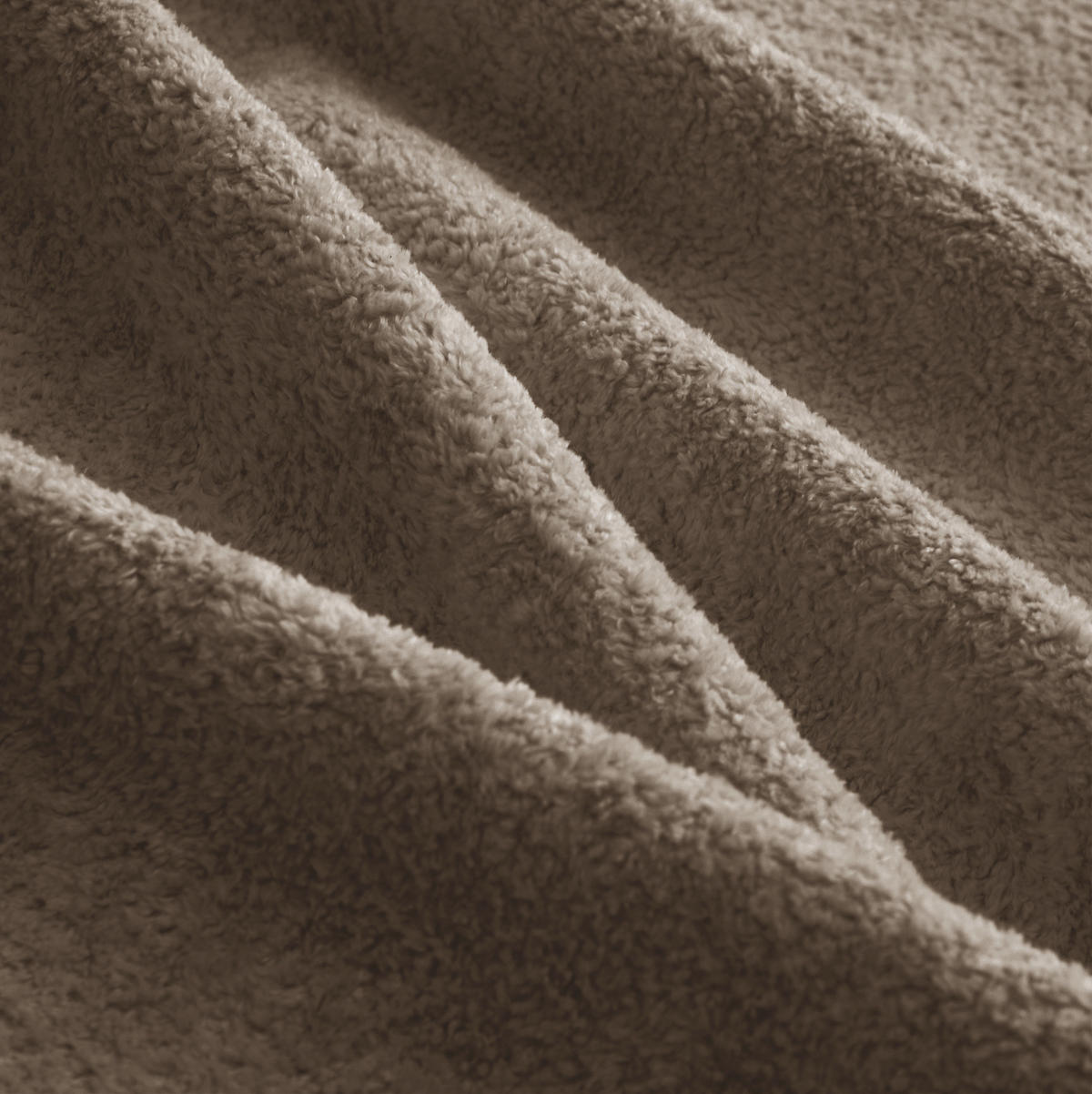 MODULARES 4-Sitzer Sofa aus Samt mit tiefer Sitzfläche Braun - Braun, Textil (98/70/384cm) - Modenvie